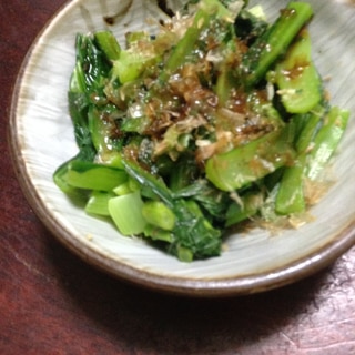 小松菜とモロヘイヤの和え物